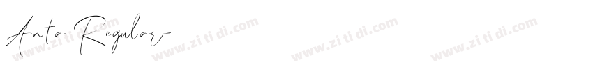 Anta Regular字体转换